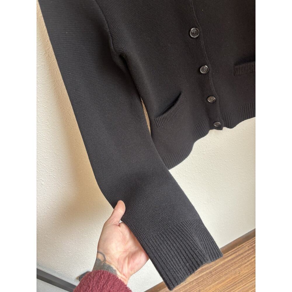 JENNI KAYNE Cooper Cardigan Sweater Black XS - Picture 6 of 9